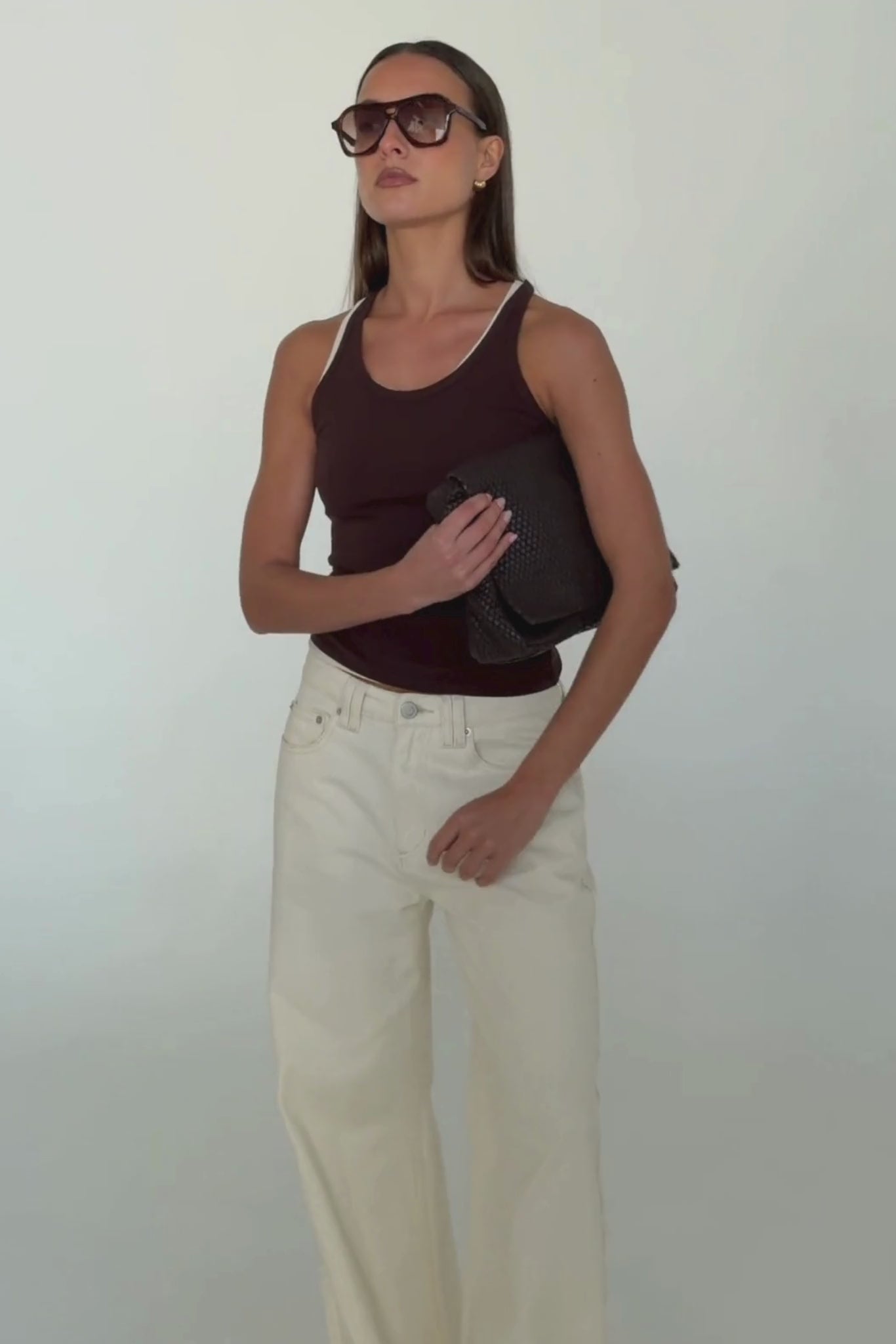 Cinder Racer Tank (Chocolate)