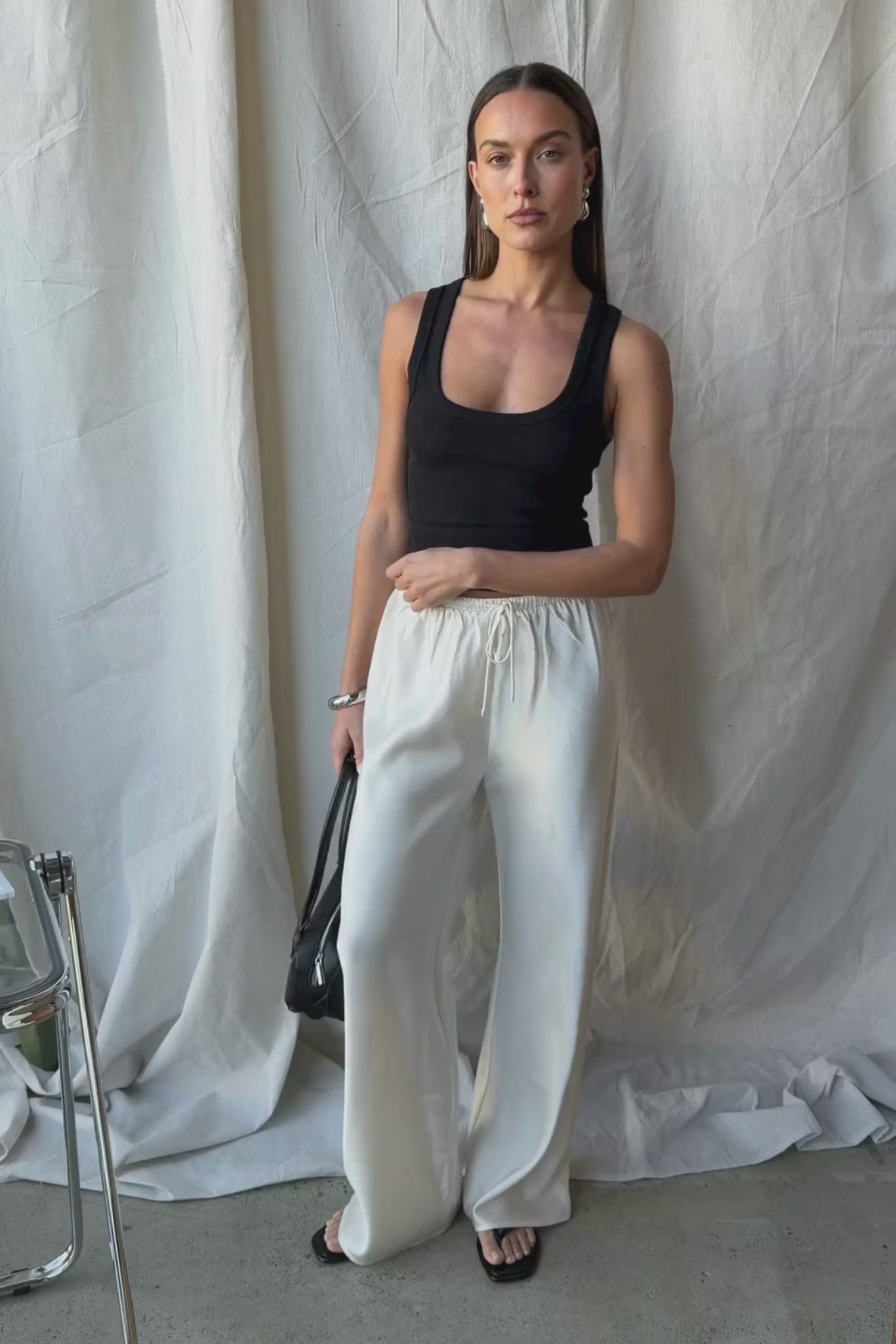 Ines Pant (Cream)