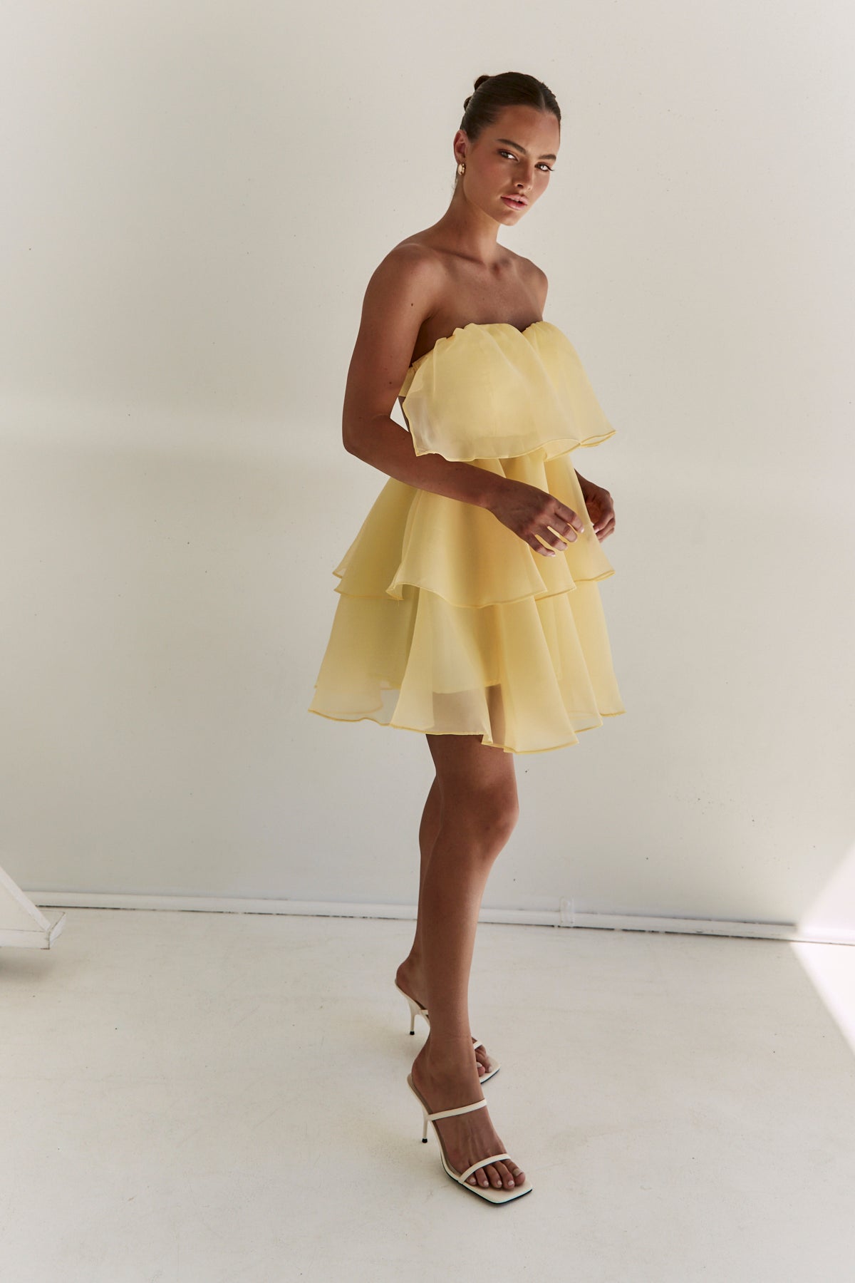 Adelyn Mini Dress (Yellow)