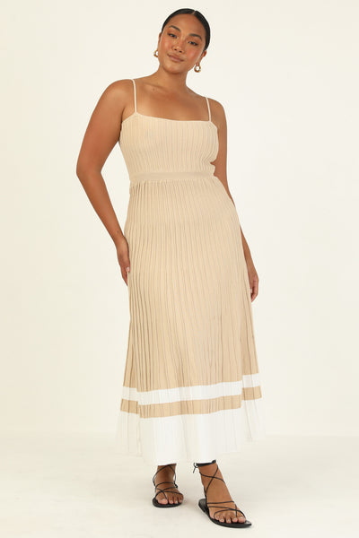 Alexa Dress (Beige)