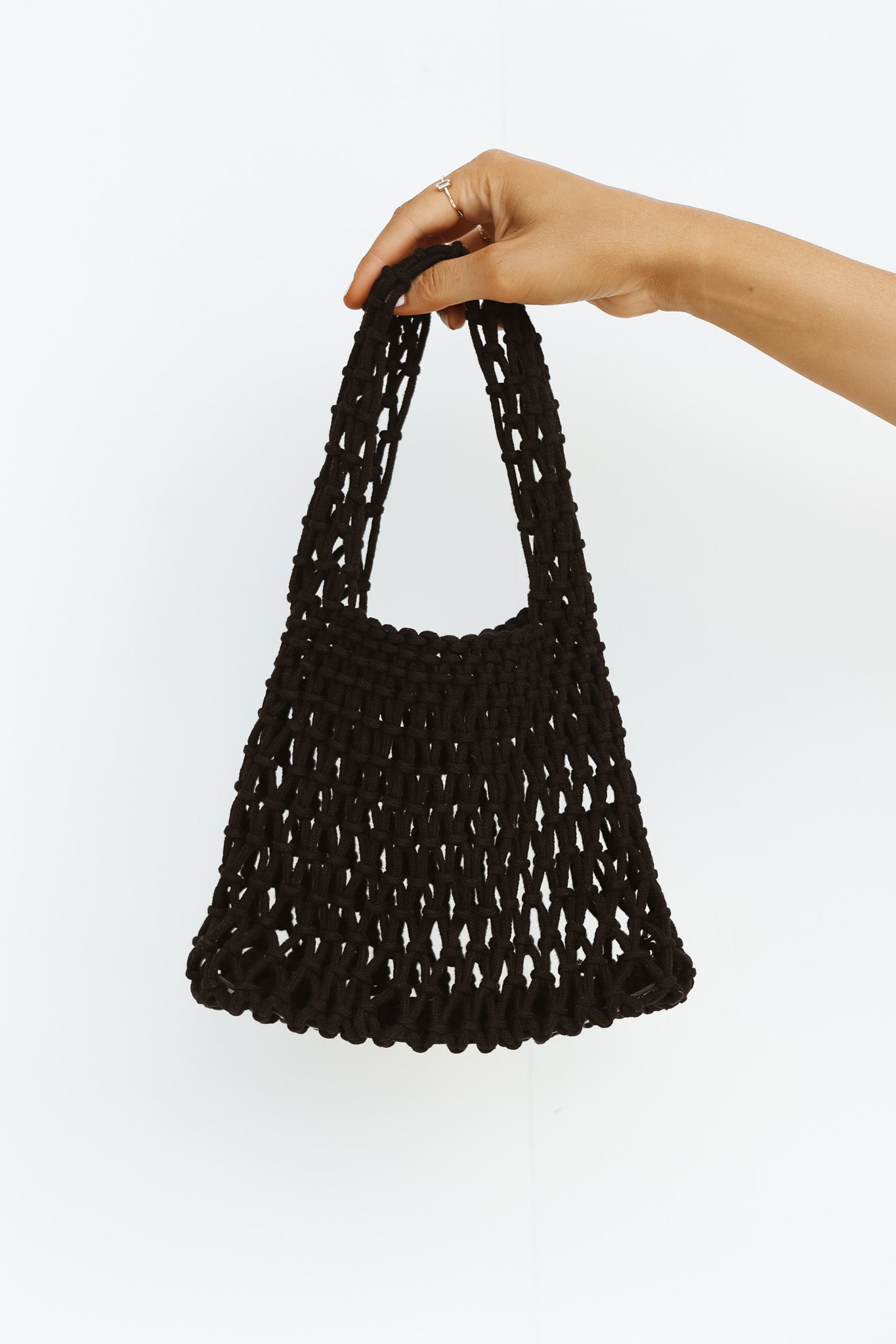 Cleo Crochet Bag (Black)