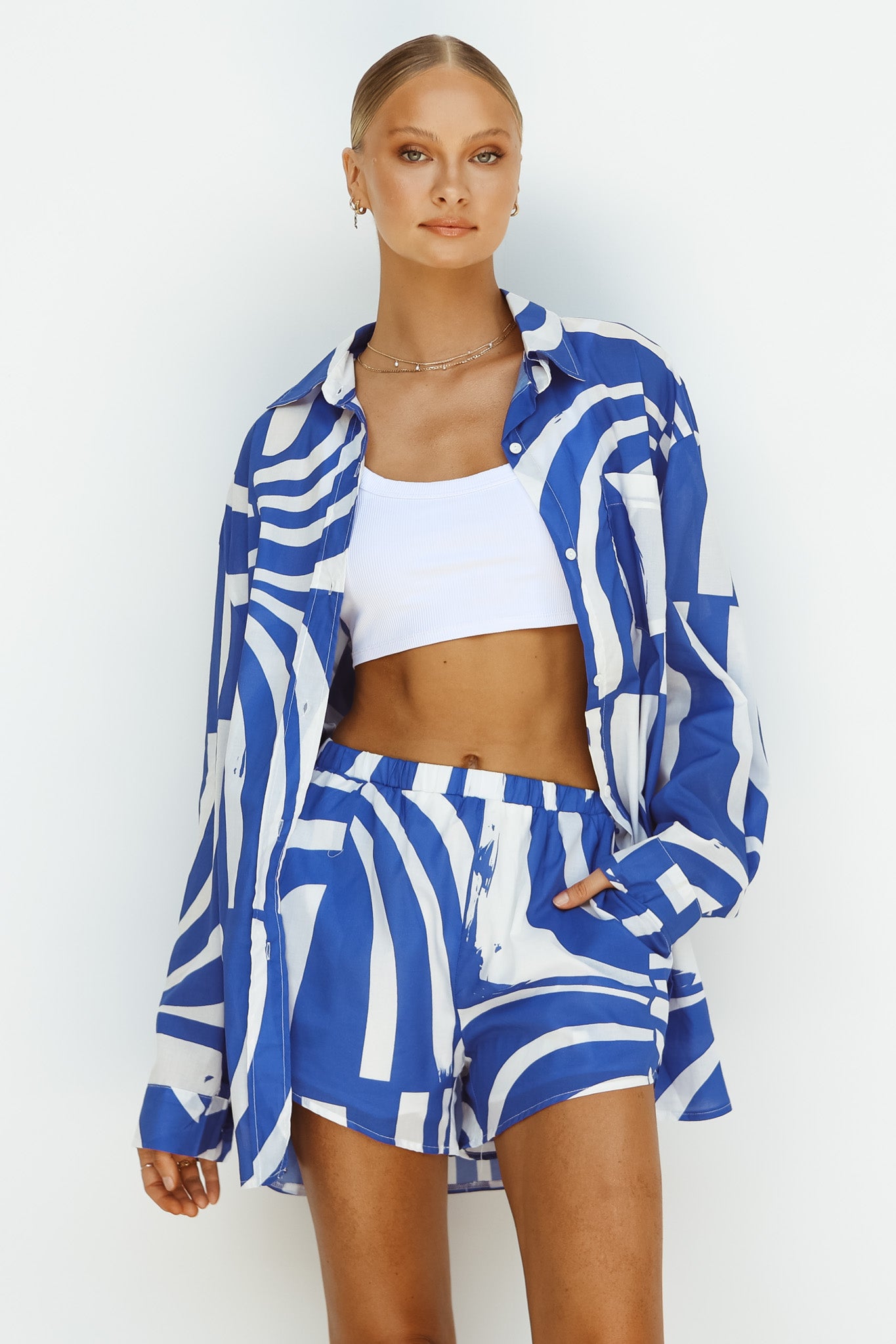 Heather Shorts (Blue)