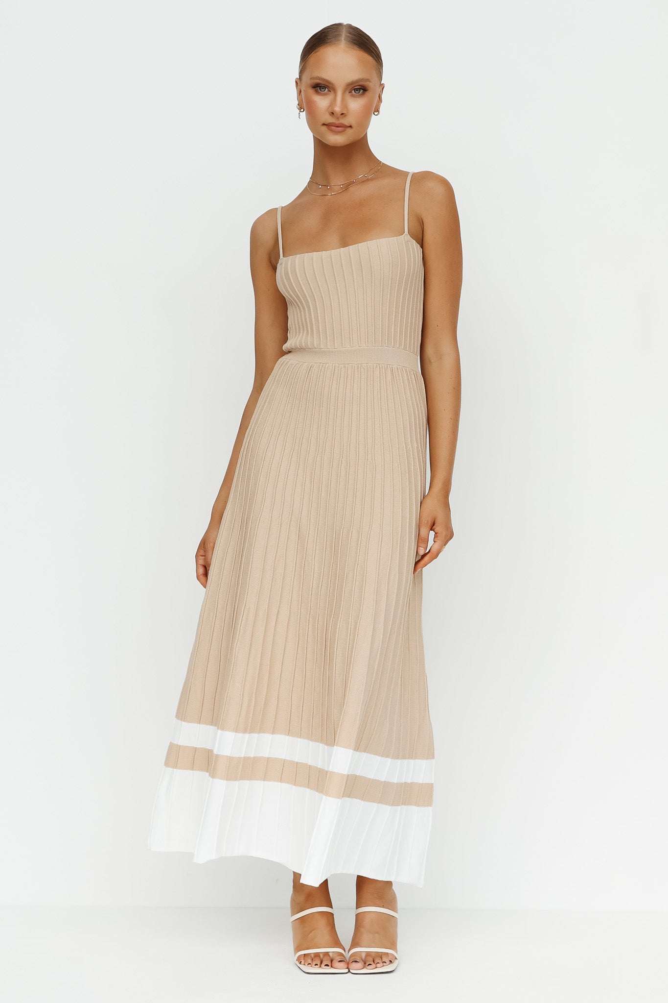 Alexa Dress (Beige)