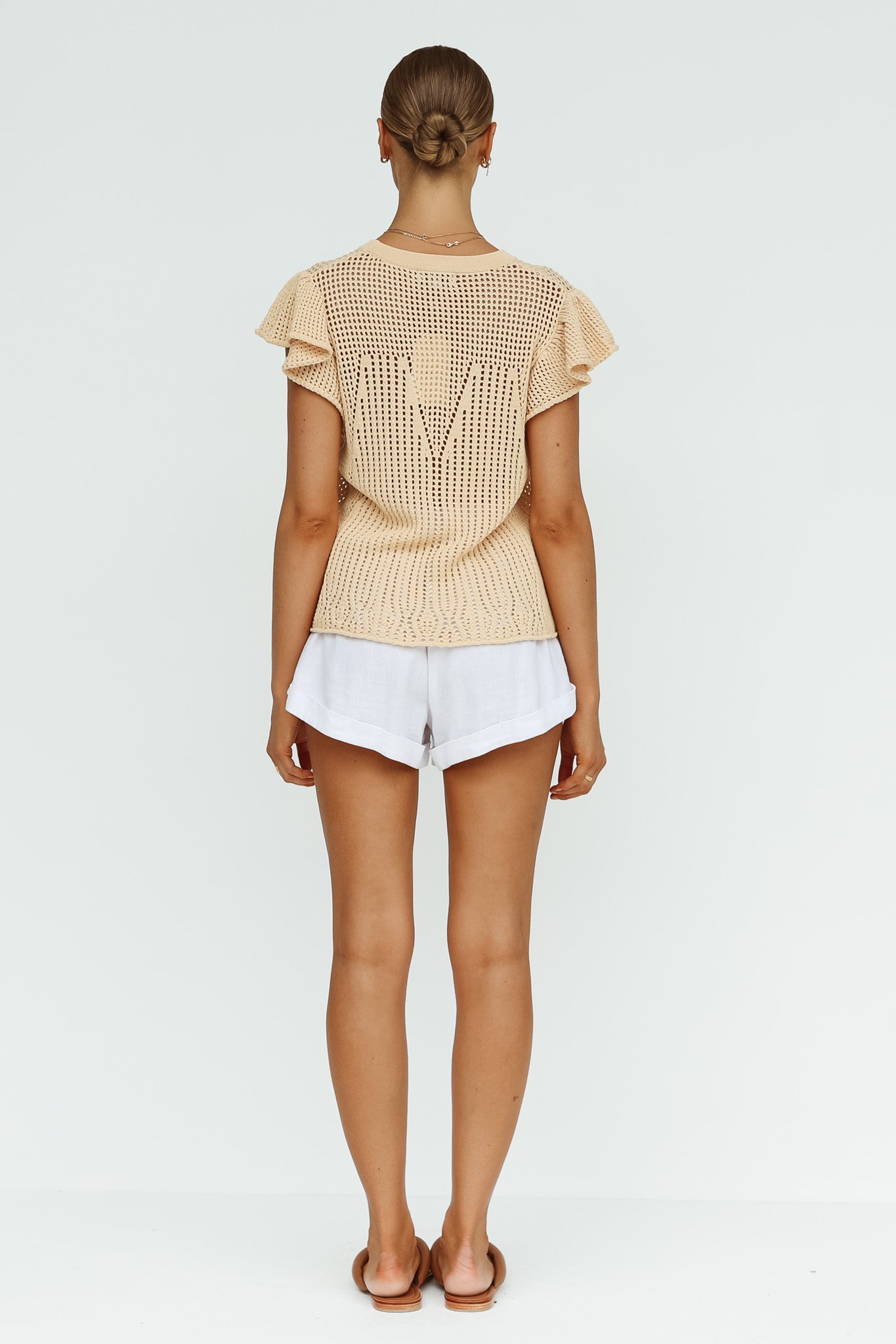 Hampton Knit Top (Beige)