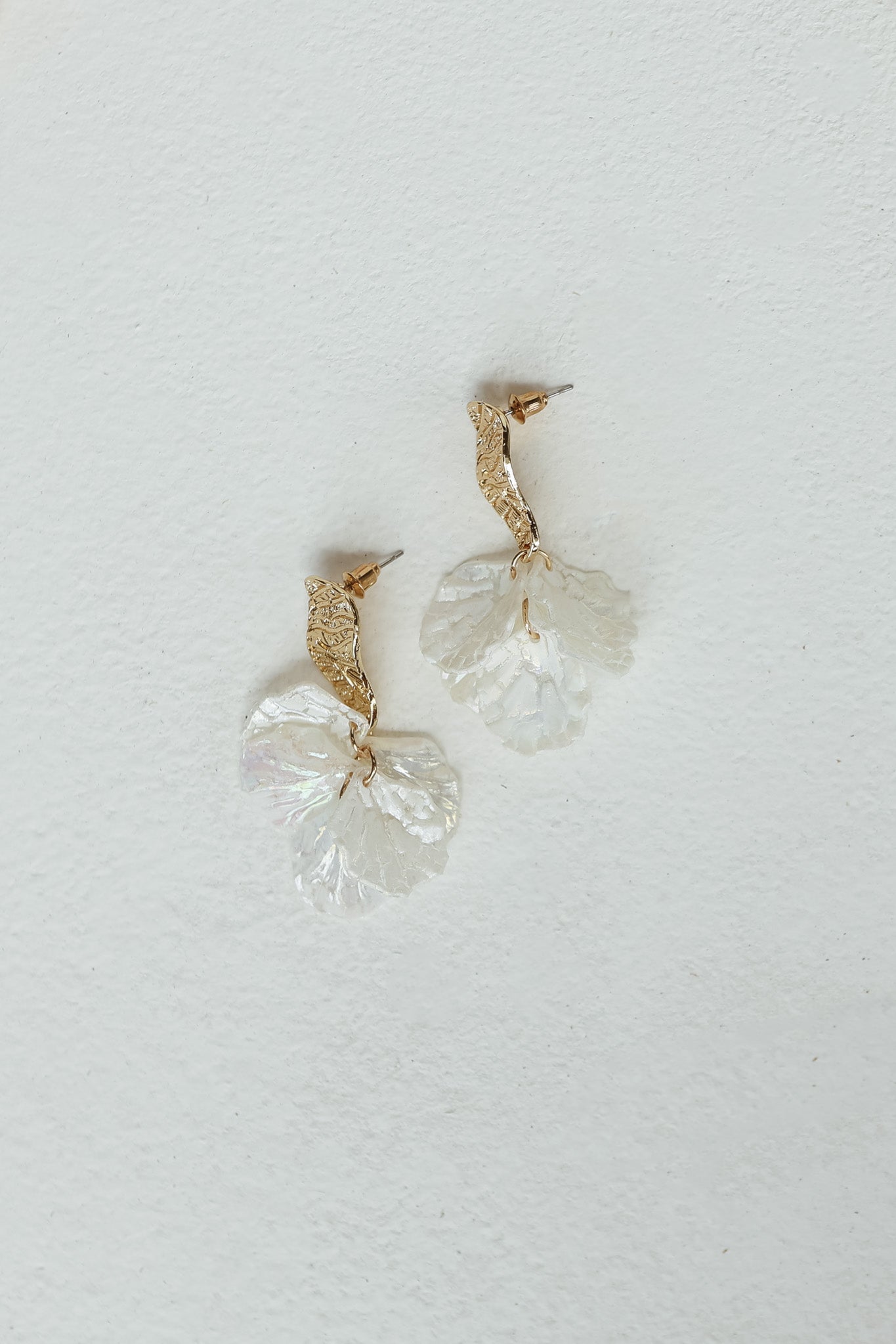 Evie Earrings (White)