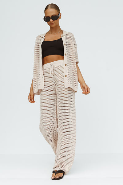 Jaida Knit Shirt (Beige)
