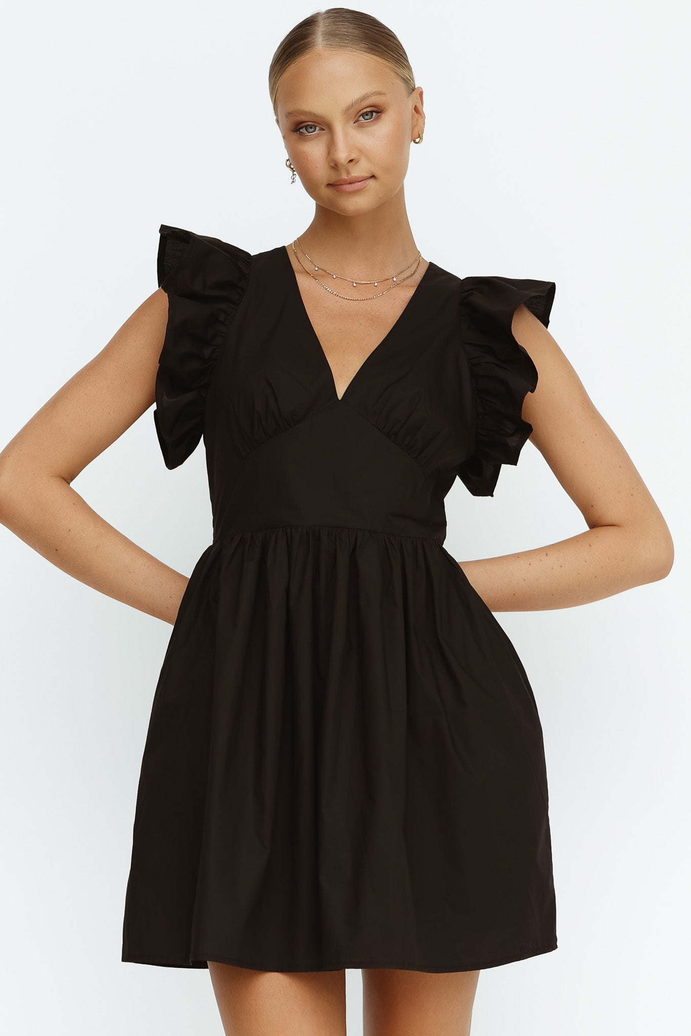 Holiday Mini Dress (Black)