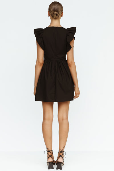 Holiday Mini Dress (Black)