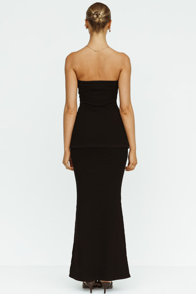 Taya Maxi Skirt (Black)