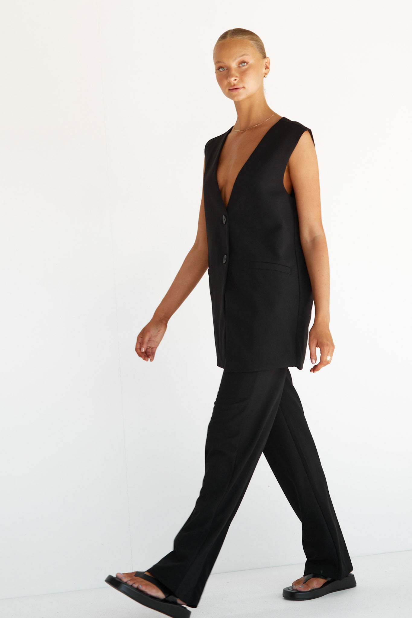 Brooklyn Suit Pant (Black)
