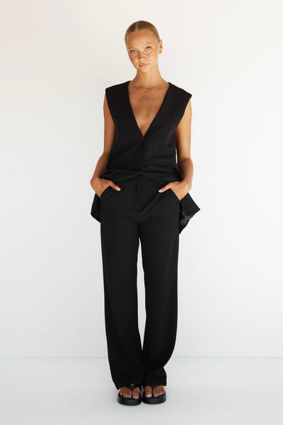 Brooklyn Suit Pant (Black)