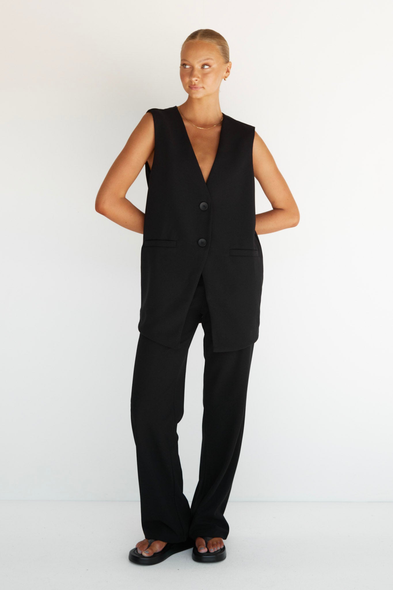 Brooklyn Suit Pant (Black)