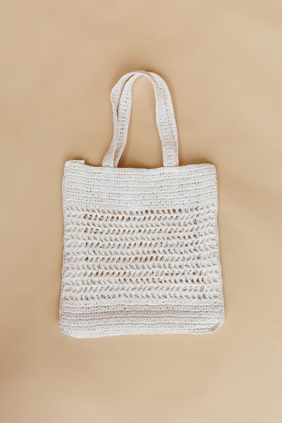 Reign Crochet Bag (White)