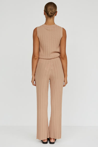 Karah Knit Pants (Beige)