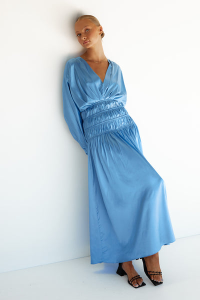 Evie Maxi Dress (Blue)